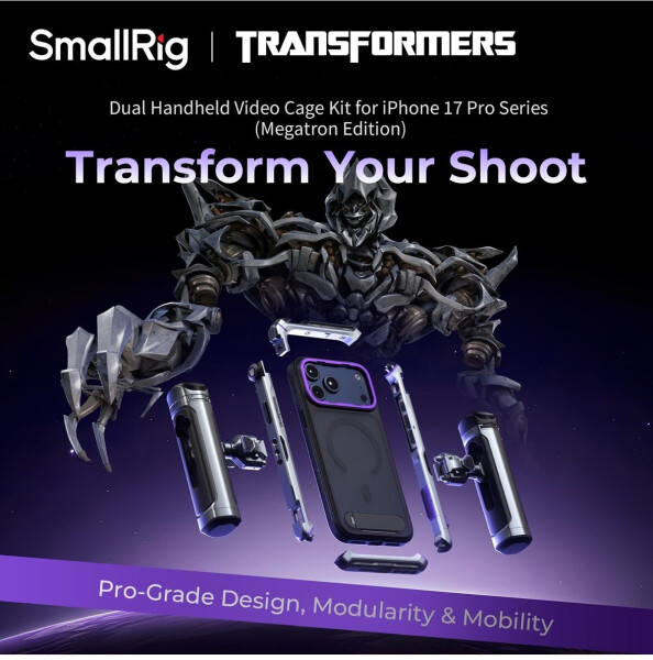 SmallRig Megatron Edition Dual-Handheld-Video-Kit für iPhone 17 Pro / 17 Pro Max, drehbarer Griff, kabellose Steuerung (5585), Bild 16