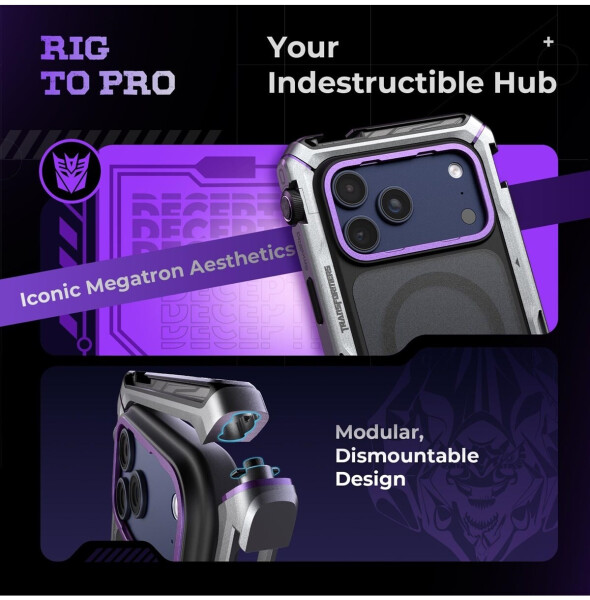 SmallRig Megatron Edition Dual-Handheld-Video-Kit für iPhone 17 Pro / 17 Pro Max, drehbarer Griff, kabellose Steuerung (5585), Bild 7