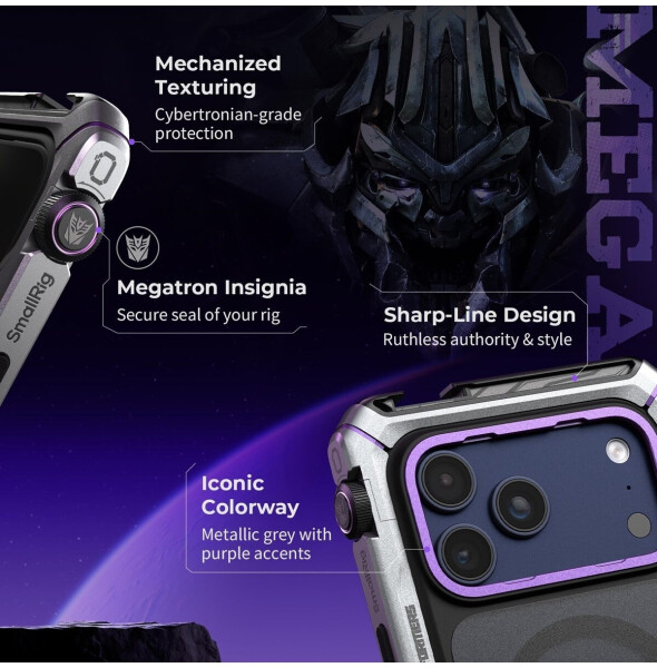 SmallRig Megatron Edition Dual-Handheld-Video-Kit für iPhone 17 Pro / 17 Pro Max, drehbarer Griff, kabellose Steuerung (5585), Bild 9
