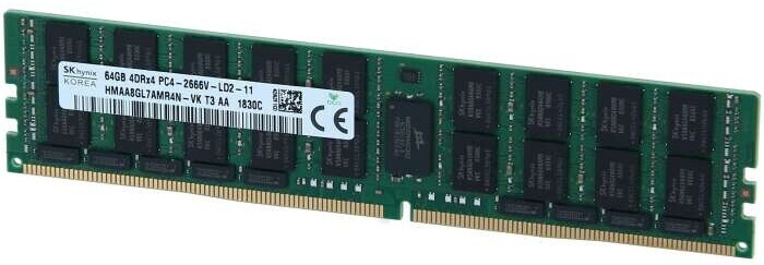 SK Hynix DDR4 LR-DIMM ECC 64GB 4DRx4 PC4-2666V-L Server-RAM