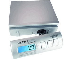 MyWeigh Ultraship55 schwarz Paketwaage Briefwaage Digitalwaage 