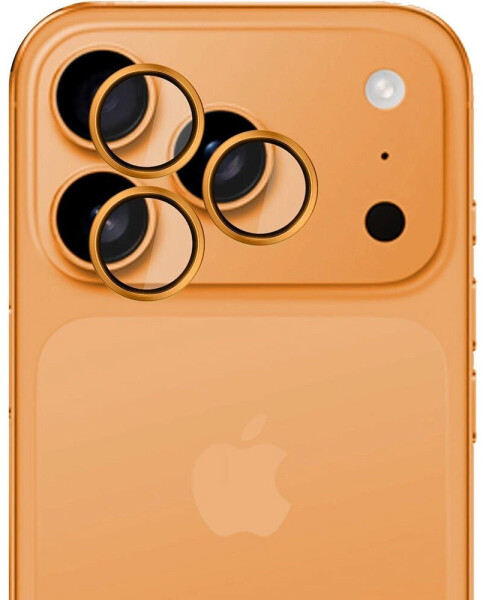 3mk Hardy Lens Protection Pro Kamera-Objektivschutz, transparent, orange (iPhone 17 Pro / Pro Max), Bild 9