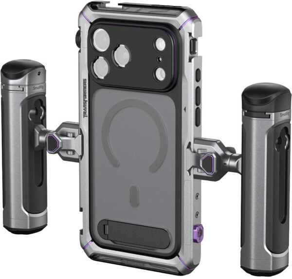 SmallRig Megatron Edition Mobile Dual Handheld Video Kit für iPhone 17 Pro Max, drehbarer Griff, kabellose Steuerung (5584)