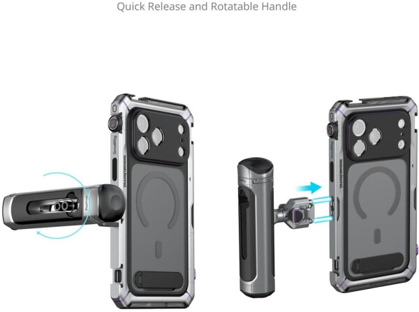 SmallRig Megatron Edition Mobile Dual Handheld Video Kit für iPhone 17 Pro Max, drehbarer Griff, kabellose Steuerung (5584), Bild 17