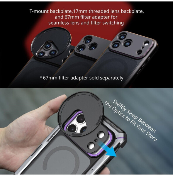 SmallRig Megatron Edition Mobile Dual Handheld Video Kit für iPhone 17 Pro Max, drehbarer Griff, kabellose Steuerung (5584), Bild 19