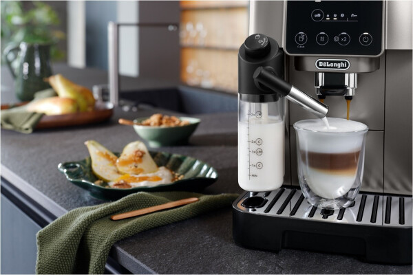 De'Longhi Magnifica Start Milk LatteCrema Kaffeevollautomat, titanium/schwarz (ECAM220.91.TB), Bild 3