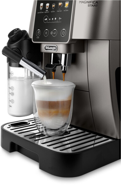 De'Longhi Magnifica Start Milk LatteCrema Kaffeevollautomat, titanium/schwarz (ECAM220.91.TB), Bild 4