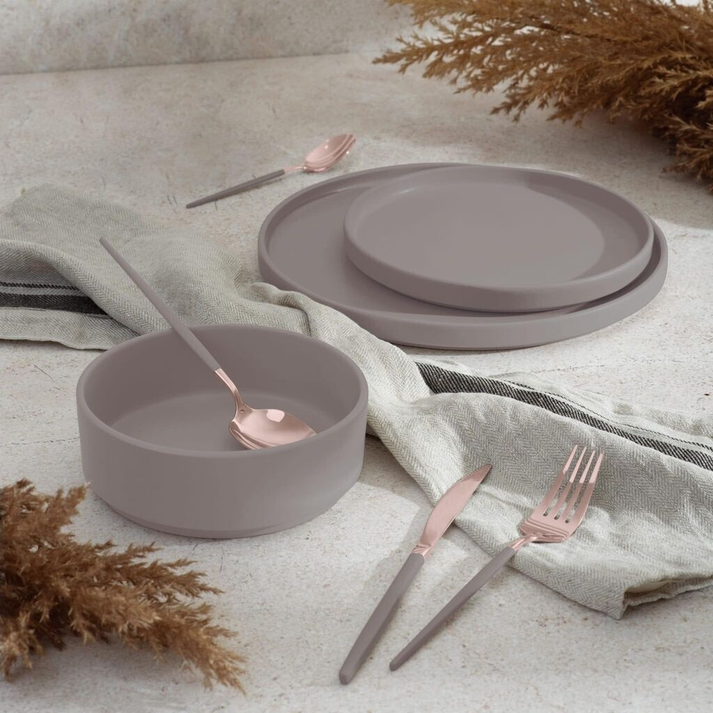 BerlingerHaus Taupe Collection Geschirrset 18-tlg. Steingut, taupe matt ab 67,01 € (Oktober 2026)