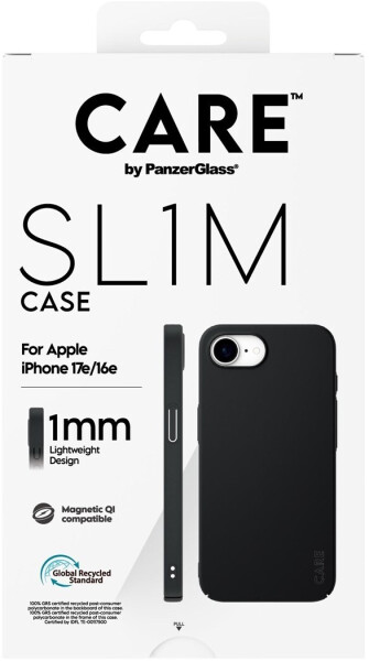 PanzerGlass CARE by SL1M Case schwarz MagSafe iPhone 16e/17e (CR52018), Bild 2