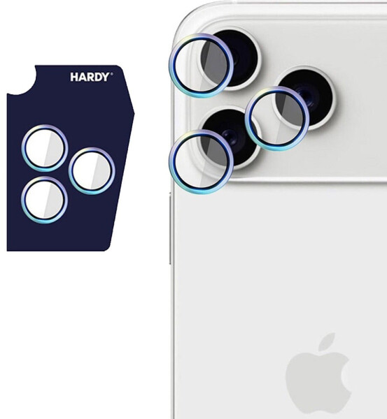 3mk HARDY Lens Protection Pro Kameraschutz iPhone 17 Pro / Pro Max, Hartglas, orange