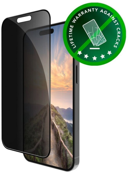 19twenty8 Eco-shield Displayschutz Privacy, schwarz, iPhone 16 Pro / 17 (ES63CL004403)
