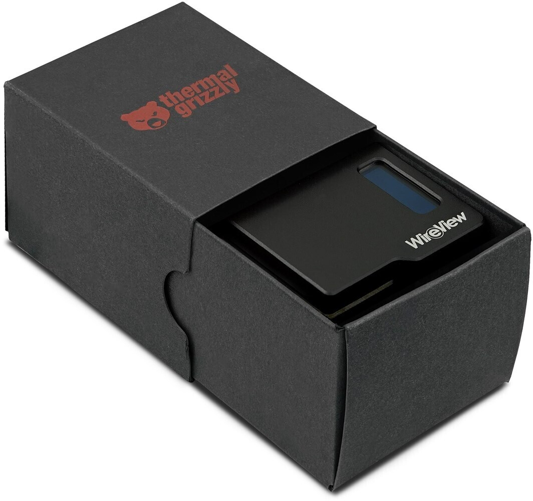 Wi. Review Gpu Thermal Grizzly WireView GPU Pro Reverse OLED 16-Pin PCIe, schwarz (TG ...