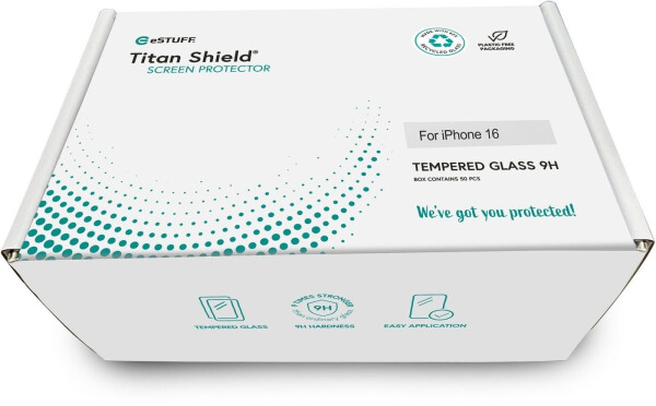 eSTUFF INFINITE GRS iPhone 17 Pro Schutzfolie, transparent, 50er-Pack (ES501434-50BULK), Bild 5