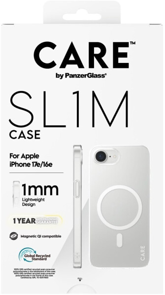 PanzerGlass CARE SL1M Case transparent mit MagSafe für iPhone 16e/17e (CR59610), Bild 2