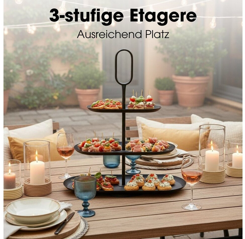 MICA Decorations Rama Etagere 3 Etagen, Metall, schwarz (1159566) ab 32,95 € (Oktober 2026)