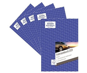 5 Fahrtenbücher Zweckform 222 – A6, 40 Blatt, Made In Germany Für Private & Gewerbliche Nutzung