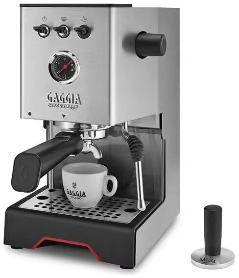 Gaggia Classic Up Siebträgermaschine 15 bar, Milchaufschäumer, Inox (EG2500/00), Bild 8