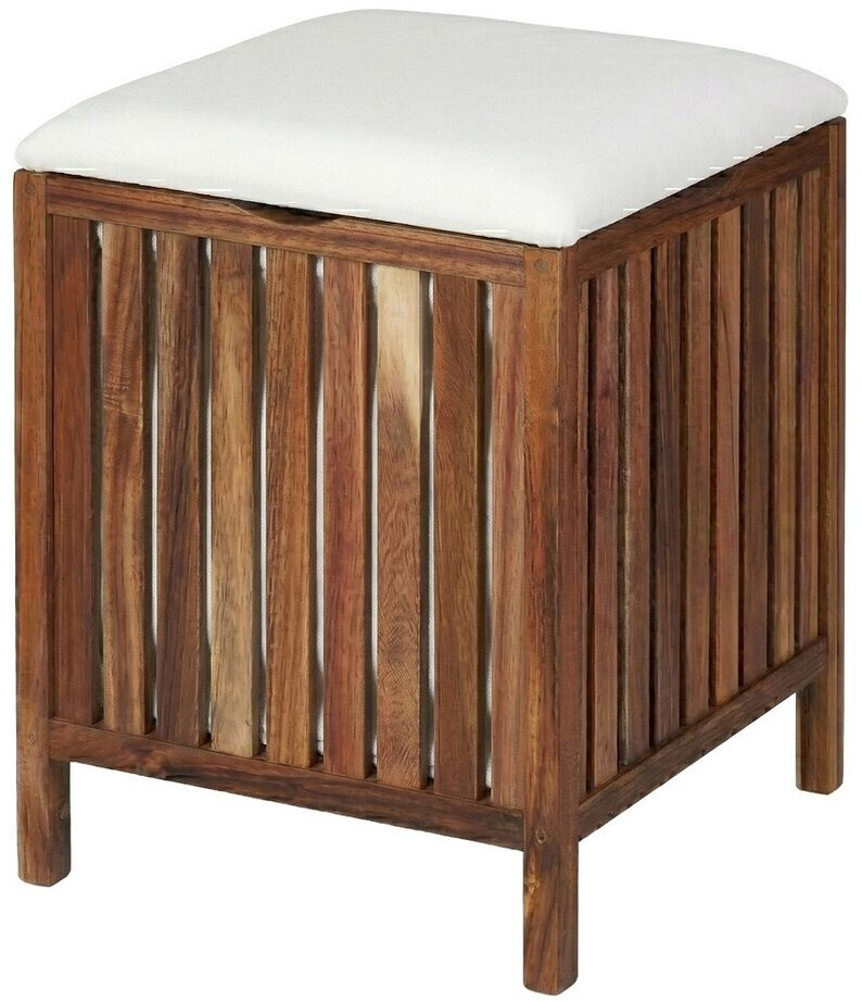 Relaxdays Wäschekorb mit Sitz, Holz, 50L ab 47,99 € (Oktober 2026)