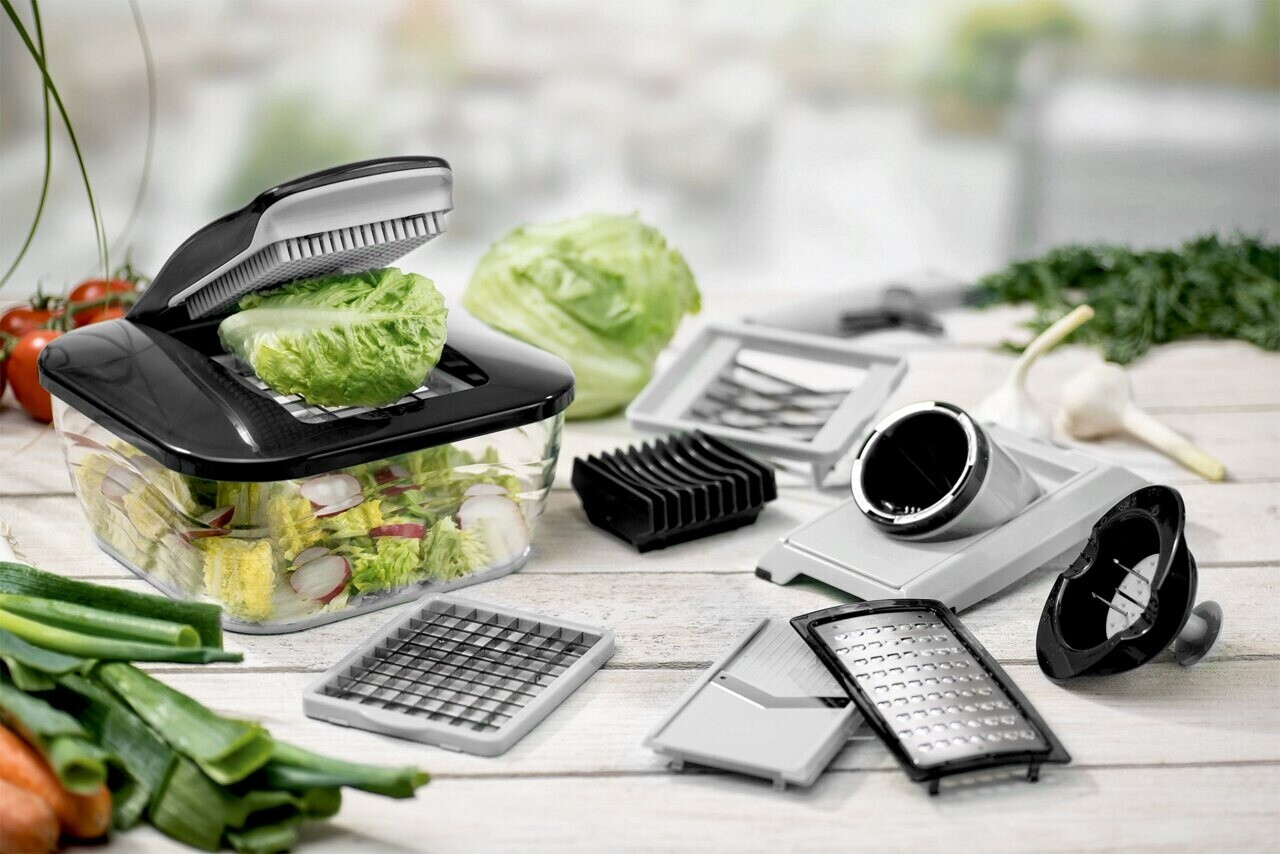 Genius Nicer Dicer Chef 15-tlg. B/H/T ca. 25 x 18.5 x 24.5 anthrazit ab 34,99 € (Oktober 2026)