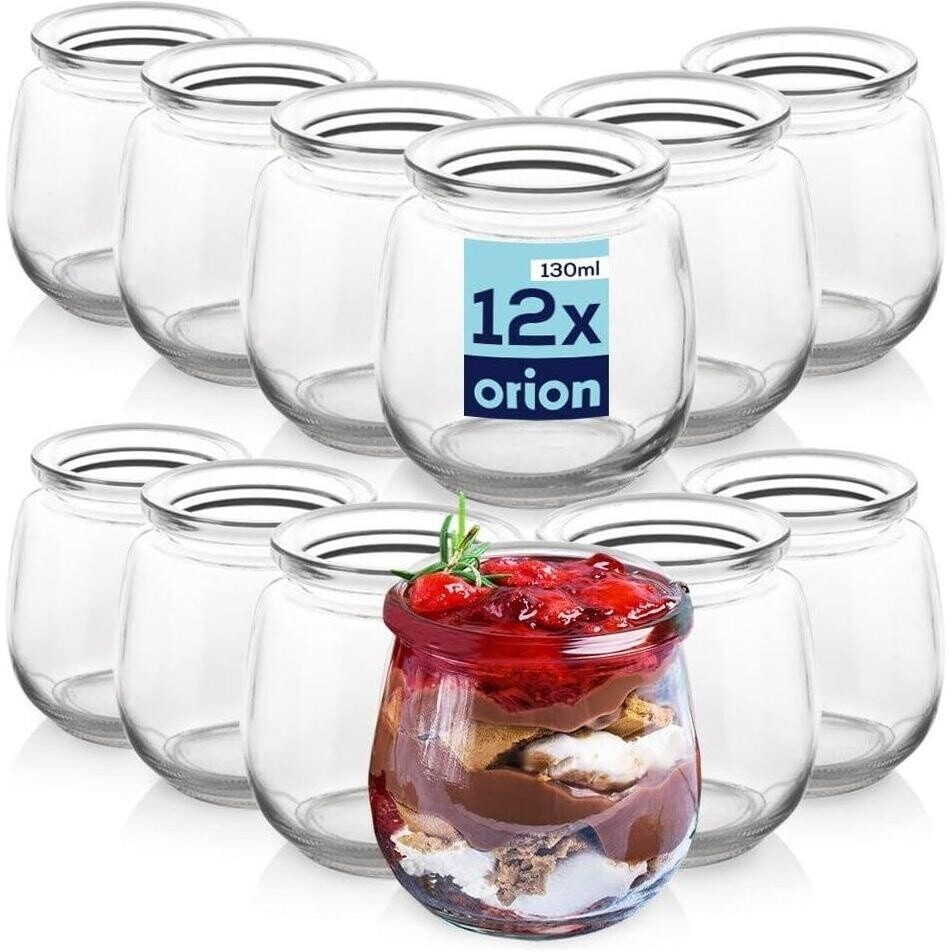 Orion Joghurt- und Dessertglas 130ml, 12 Stück (121795) ab 15,80 € (Oktober 2026)