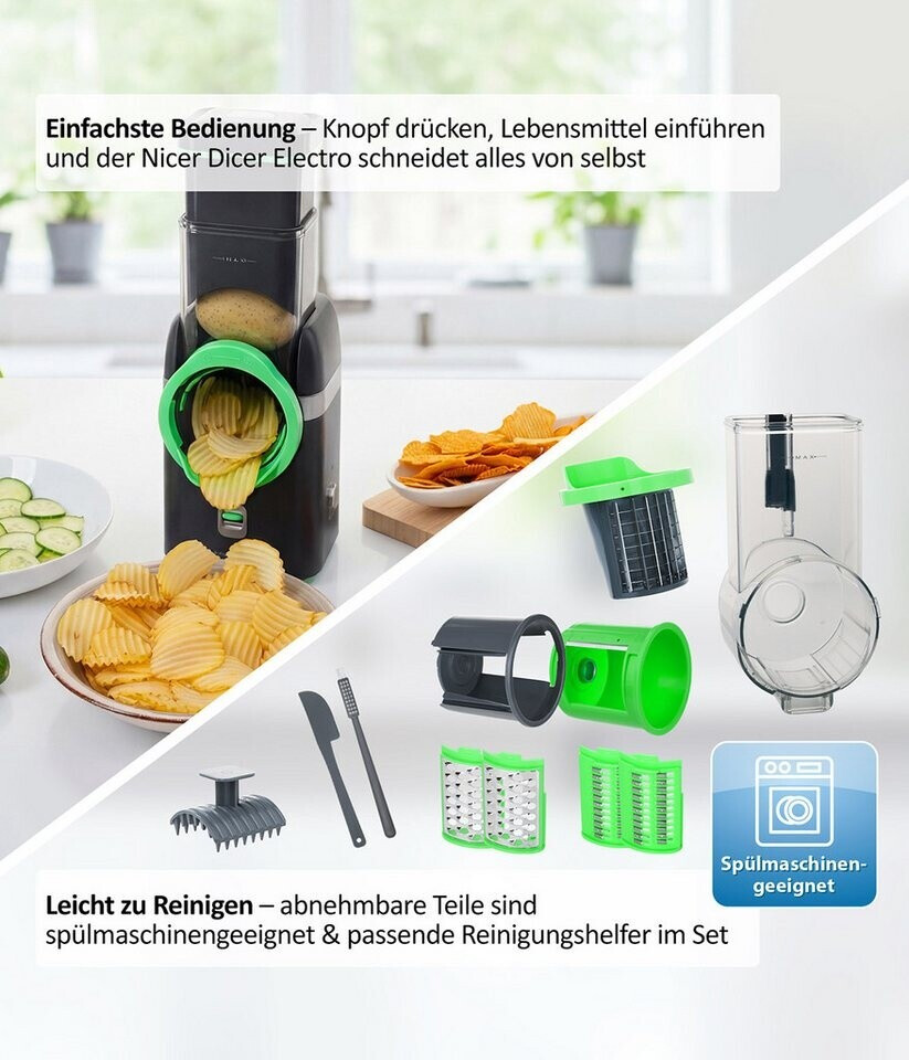Genius Nicer Dicer Electro Gemüsehobel Deluxe 32-tlg ab 129,94 € (Oktober 2026)
