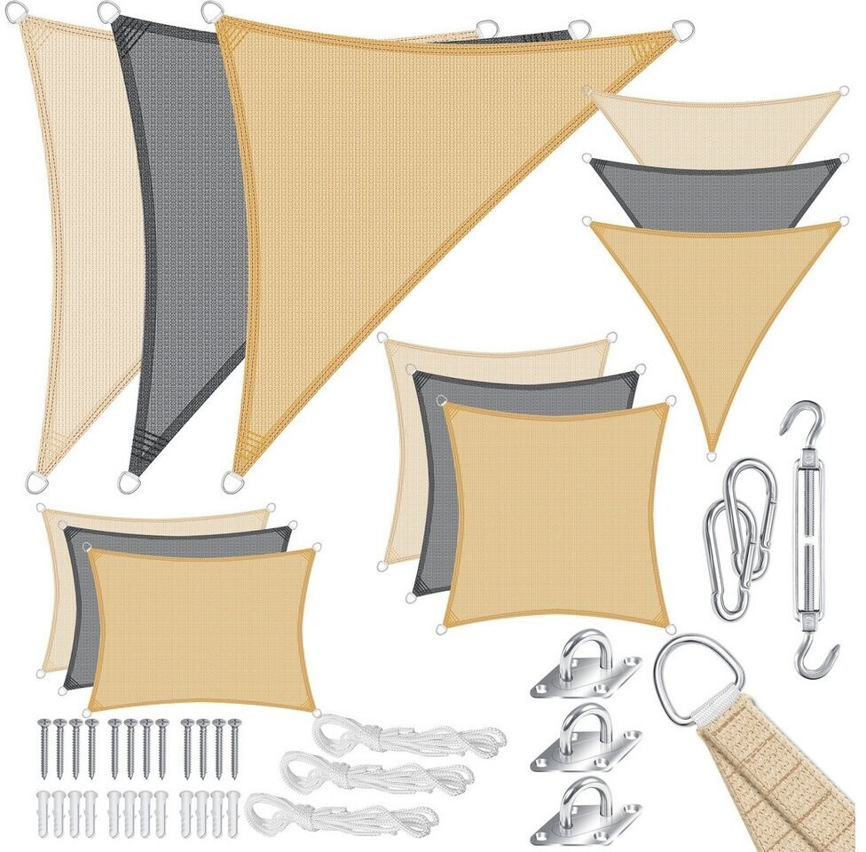 sonnensegel für seilspannmarkise Windhager Seilspanntechnik Komplett-Set inkl. Sonnen-Segel 270 x 140 cm, ideal für Pergola oder Wintergarten für idealen Sonnenschutz, Apfelgrün Für Katzen Mietdauer:Tag Fresk || Musselin Baby