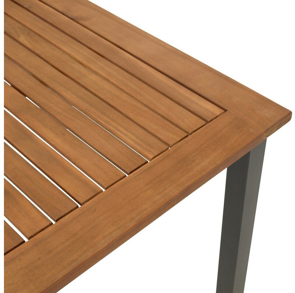 DEGAMO Gartentisch Rund – Klappbar, 75 Cm Durchmesser, Akazienholz Geölt, Höhe 73,5 Cm – Für Balkon, Terrasse & Garten