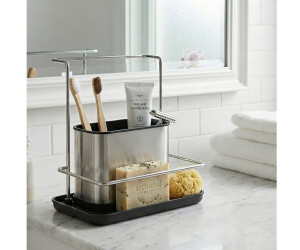 Relaxdays Spülbecken Organizer mit Abtropfschale & Schwammhalter, Edelstahl, 19x21x12cm ab 14,39 € (Oktober 2026)