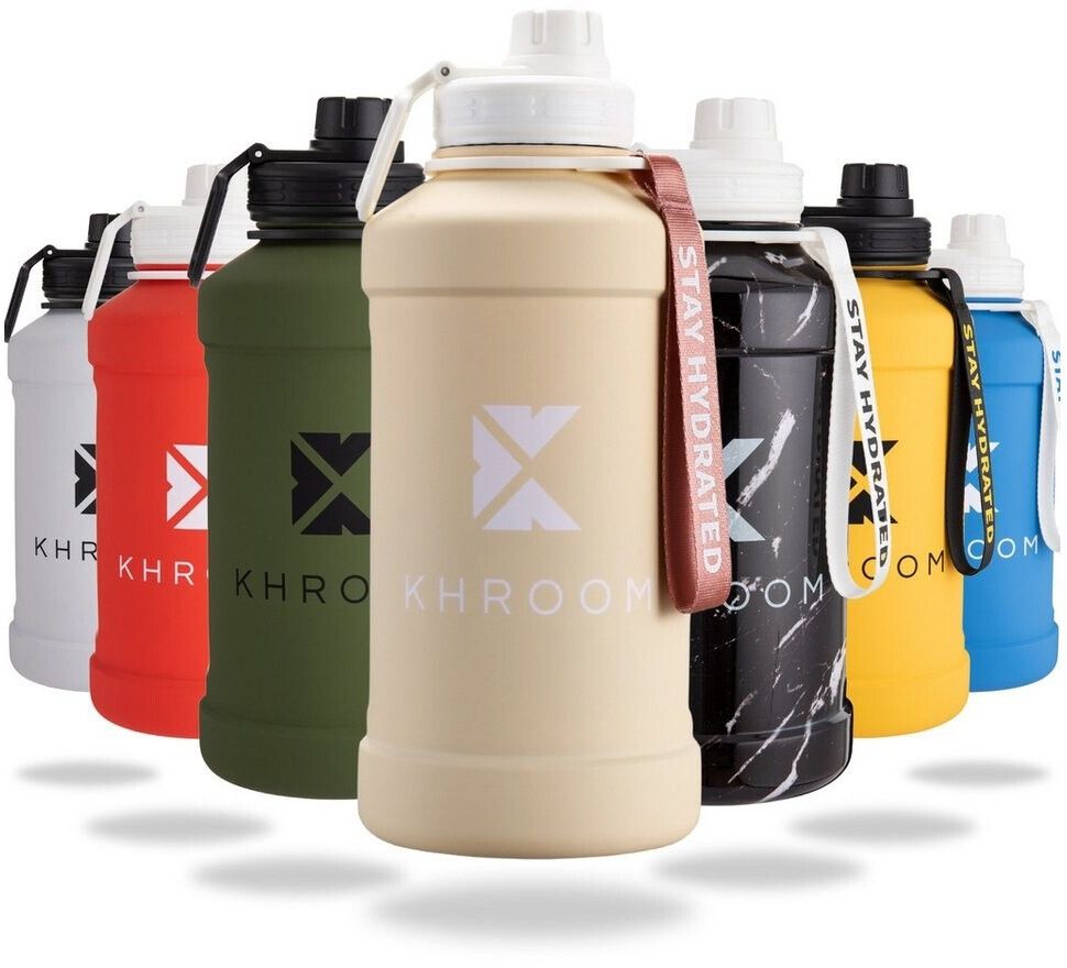Khroom Trinkflasche 2,2L Edelstahl, einwandig, BPA-frei ab 22,99 € (Oktober 2026)