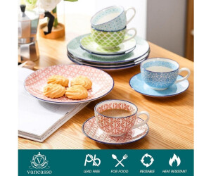 LuxusKollektion Macaron Kaffeeservice 12-teilig, bunt, Porzellan ab 138,99 € (Oktober 2026)