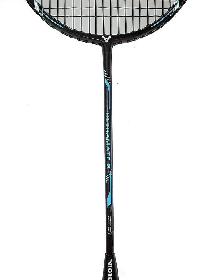 Victor Ultramate 6 Badminton-Set, 2 Schläger + 3 Bälle + Tasche