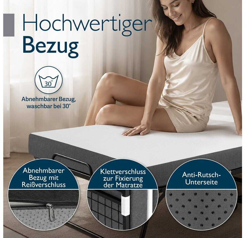 Beautissu Traumkraft Gästebett klappbar 90x200cm ab 199,99 € (Oktober 2026)