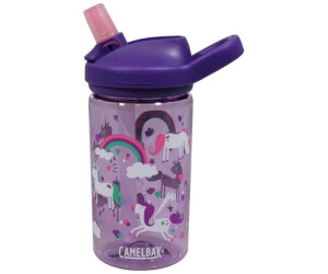 Bouteille Enfant CamelBak Eddy+ 400ml – Sans BPA, Lavable Au Lave-Vaisselle, Licorne Florale
