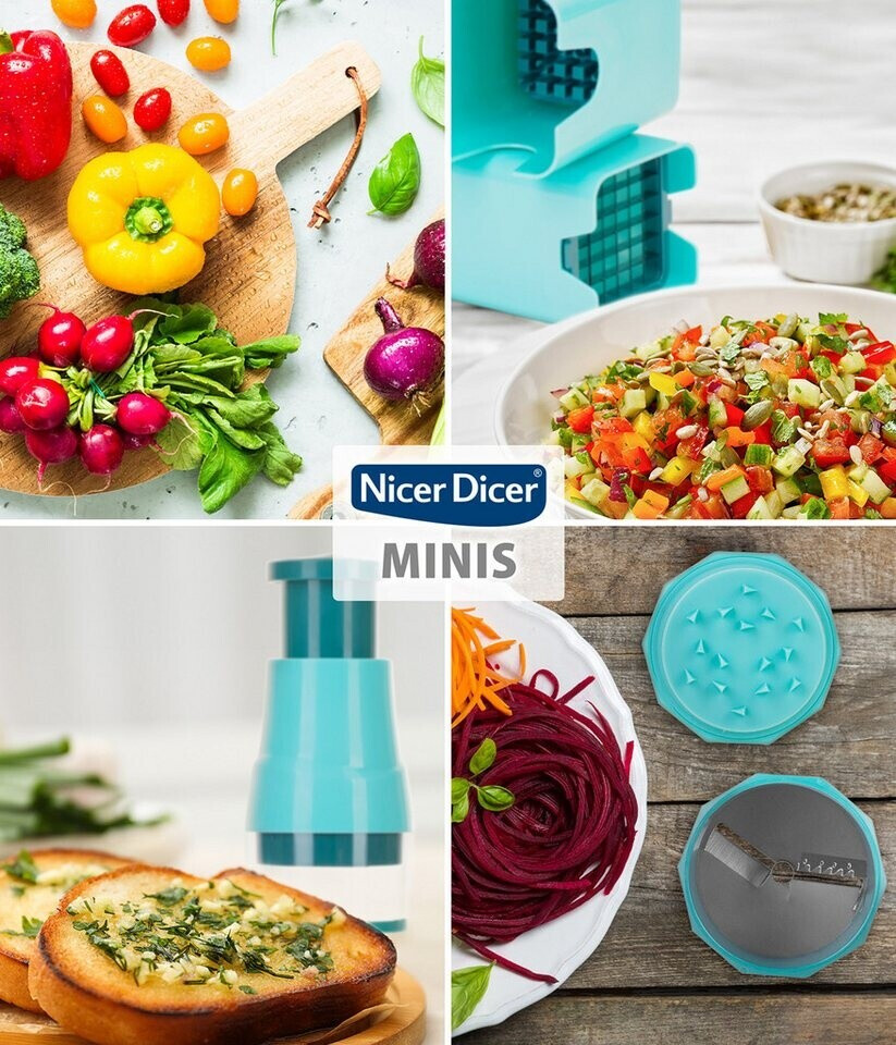 Genius Nicer Dicer Gemüseschneider Minis Kombi-Set 13tlg. ab 14,90 € (Oktober 2026)