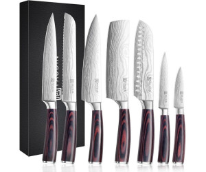 PREMIUM XL Premium Messerset 7-teilig, Edelstahl, Holzgriff ab 370,99 € (Oktober 2026)