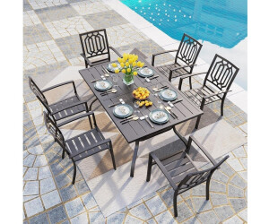 LuxusKollektion Gartenmöbel-Set 7-teilig, Metall, schwarz ab 828,99 € (Oktober 2026)