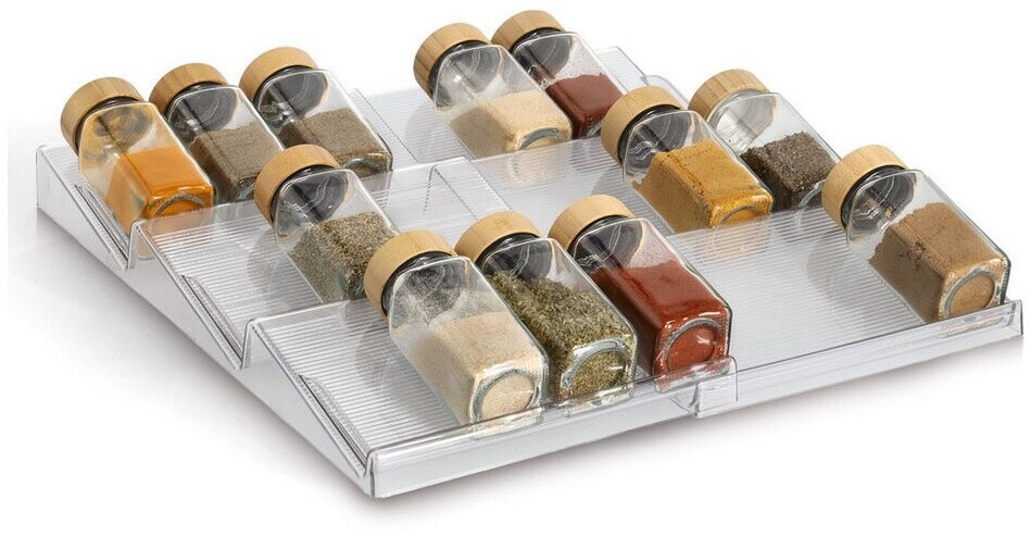 Zeller Gewürzglas-Schubladen-Organizer-Set, transparent, 3 Fächer, ausziehbar, 2-tlg. (14773) ab 16,02 € (Oktober 2026)