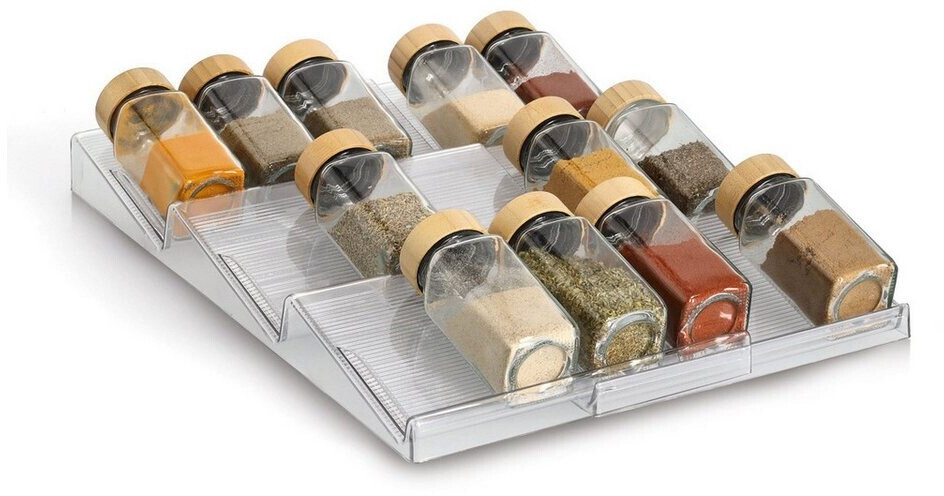 Zeller Gewürzglas-Schubladen-Organizer-Set, transparent, 3 Fächer, ausziehbar, 2-tlg. (14773) ab 16,02 € (Oktober 2026)