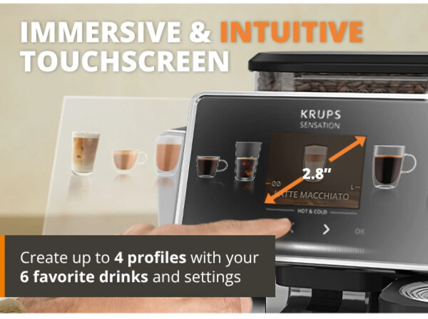 Krups Sensation Elite Hot & Cold EA918GE0, Bild 2