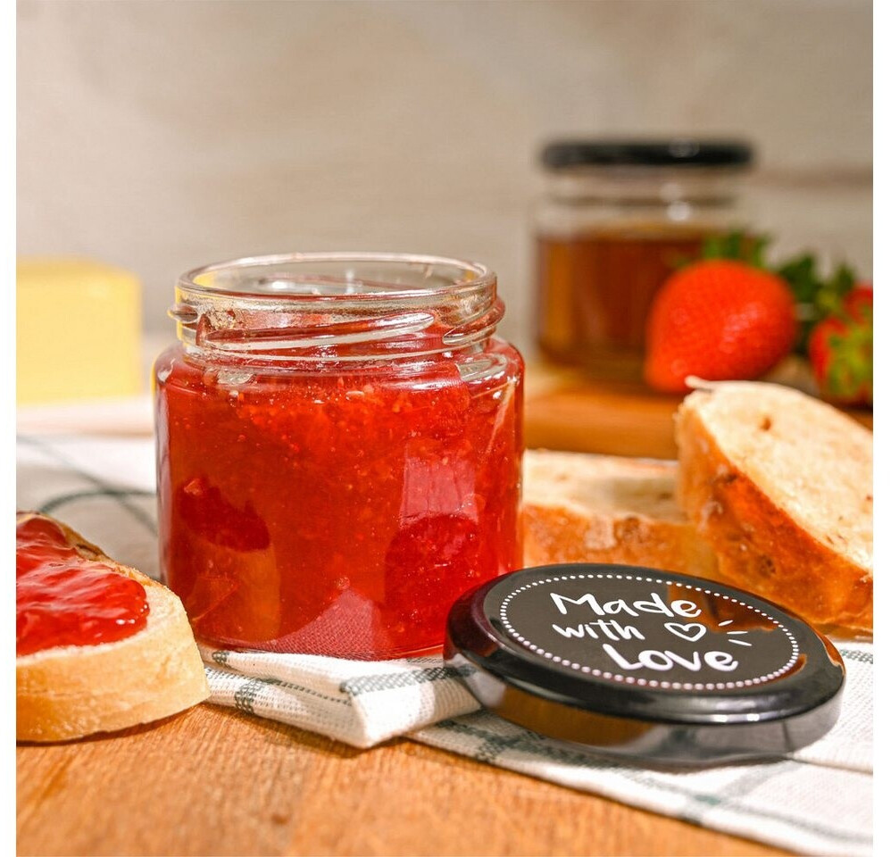 Praknu Marmeladengläser 125ml mit Schraubdeckel, 25er-Set (7770165) ab 21,99 € (Oktober 2026)