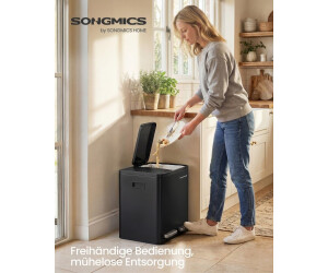 Songmics Tretmülleimer 2 Fächer Softclose 2x15L ab 50,59 € (Oktober 2026)