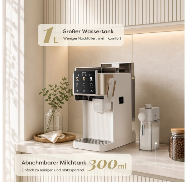 CIARRA CBSACM-D6 Siebträgermaschine mit Mahlwerk & Milchaufschäumer, 15Bar (CBSACM-D6), Bild 11