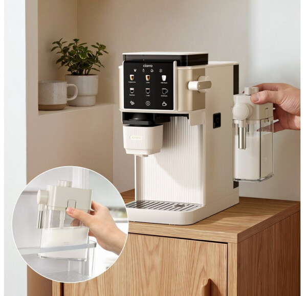 CIARRA CBSACM-D6 Siebträgermaschine mit Mahlwerk & Milchaufschäumer, 15Bar (CBSACM-D6), Bild 8