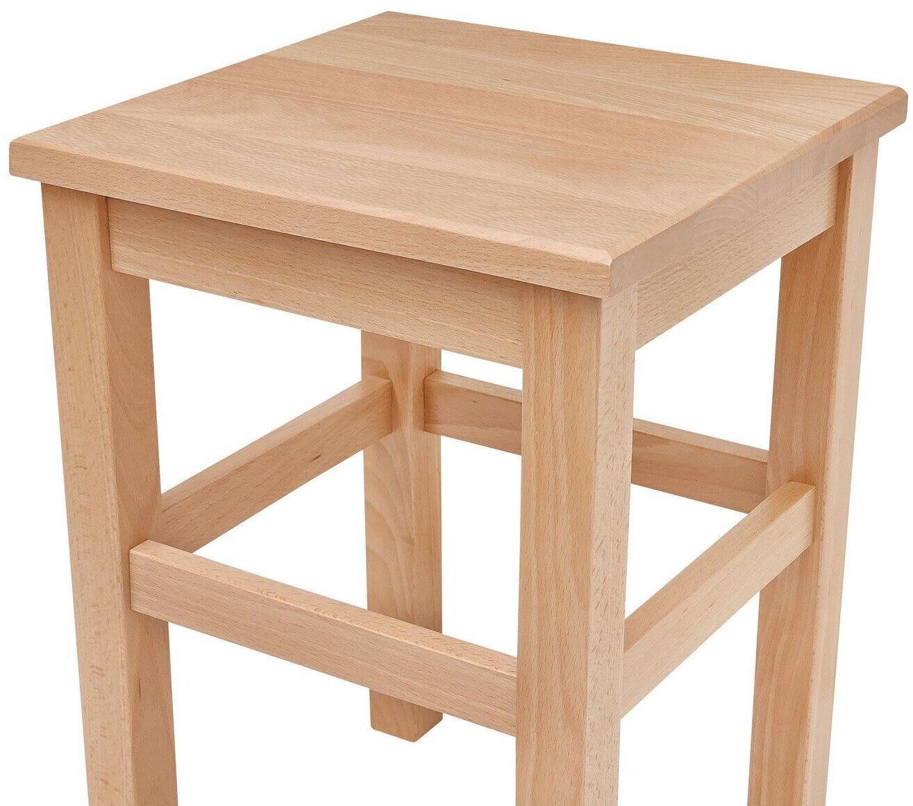 Erst-Holz Sitzhocker Buche massiv, natur, ohne Lehne (V-90.71-46) ab 49,95 € (Oktober 2026)