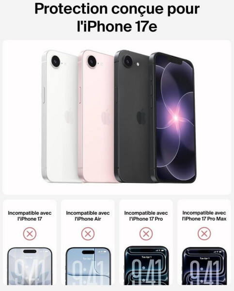 Belkin Titan SmartShield Privacy Displayschutzglas iPhone 16e/17e (OVA289HQ), Bild 3