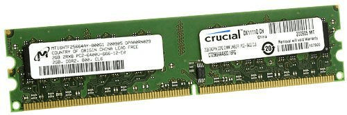 Crucial 2Go Kit DDR2 PC2-6400 CL5 (CT774458)