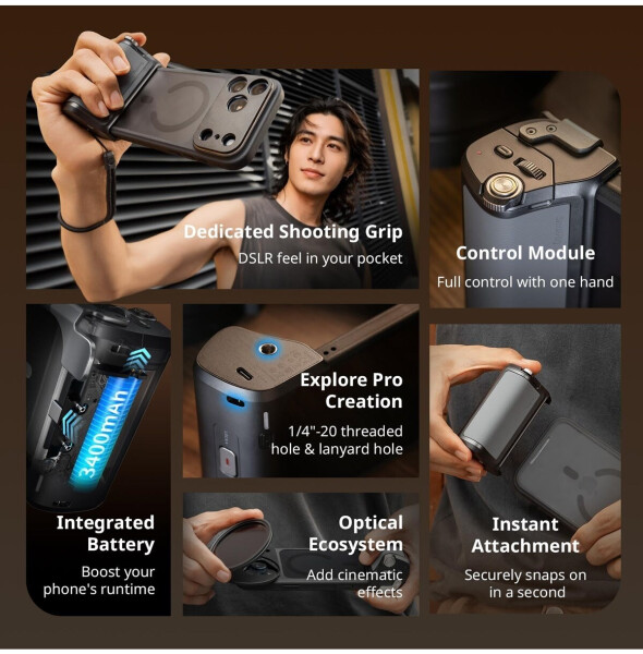 SmallRig FilMov Photography Grip Kit für iPhone 17 Pro (5553), Bild 10