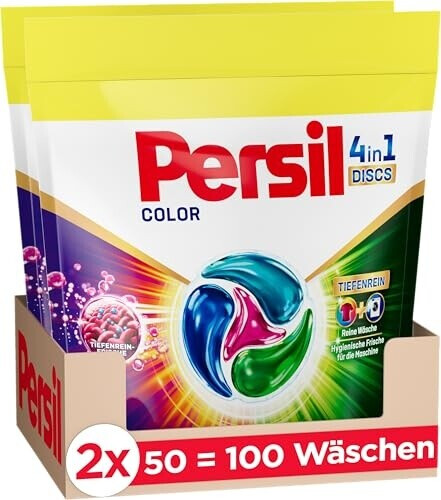 Persil Color 4in1 Tiefenrein, Discs, Excellence, 1,7kg, Waschladungen 100