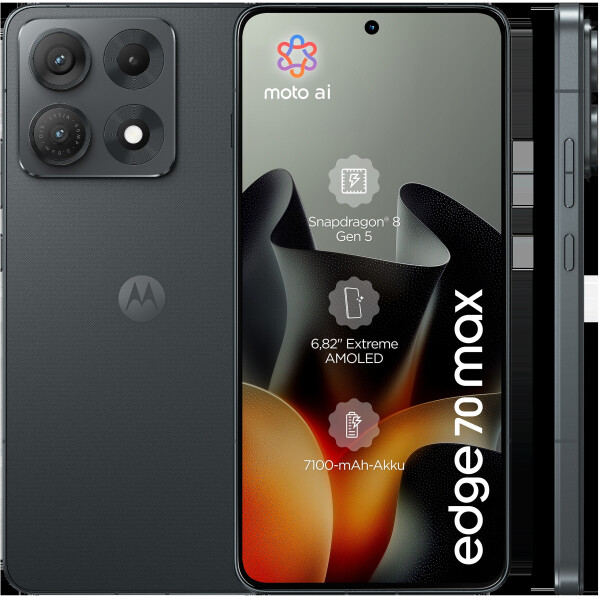 Motorola Edge 70 Max PANTONE Dark Shadow, Bild 5
