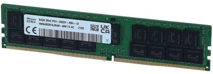 SK Hynix 64GB DDR4 LR-DIMM ECC 4DRx4 PC4-2933Y-L Server-RAM